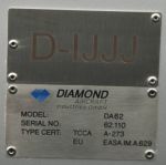 Diamond DA62 for sale